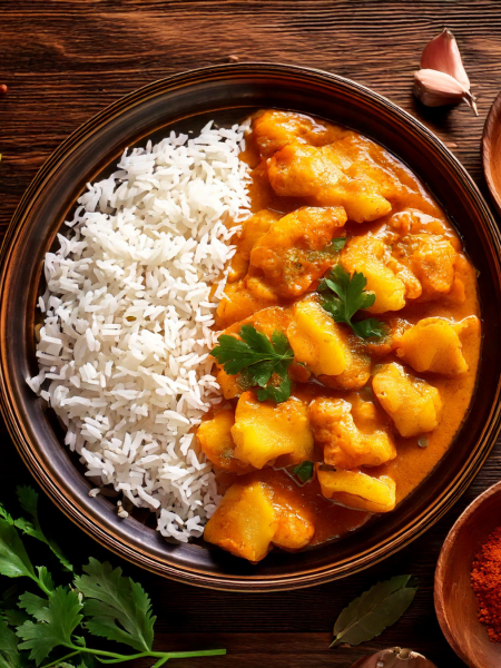 Alu Gobi mit Reis