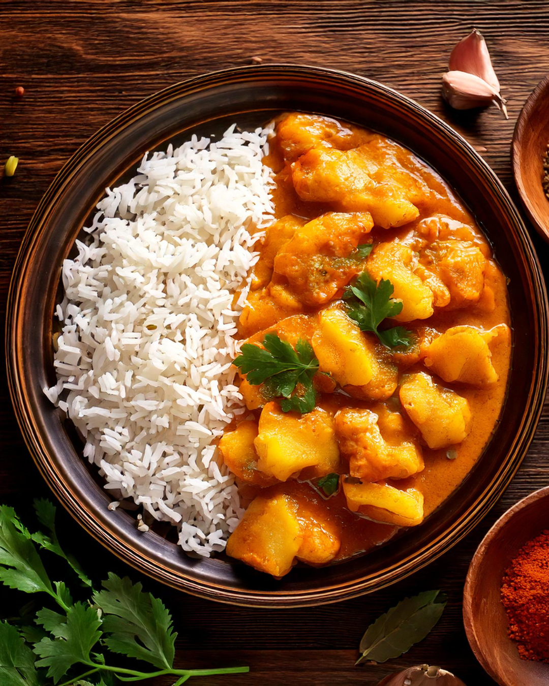 Alu Gobi mit Reis